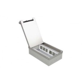 Люк в пол на 12 постов (45 х 45 мм) сталь, с коробкой и суппортом, вровень с полом 70212