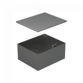 Ecoplast BOX/8-12 Металлическая коробка с крышкой для заливки в пол 309х217х105мм, для люков 70083, 70012, 70181