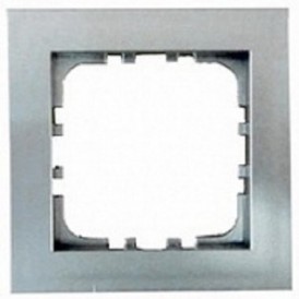 Ecoplast Рамка 1-постовая (серебристый металлик) LK80 844103-1