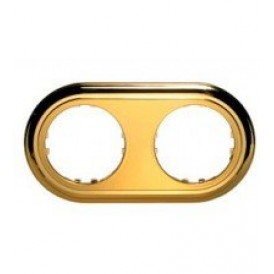 Ecoplast Рамка 2-постовая круглая (золото) Vintage-Classic 889216-1
