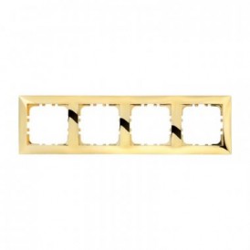Ecoplast Рамка 4-постовая квадрат (золото) LK Vintage-Quadro 884416-1