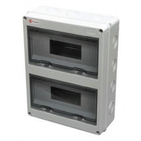 Шкаф открытой установки на 24 автомата 355х275х10 IP65 Экопласт