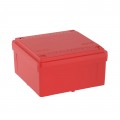 Коробка ответвит. с гладкими стенками,  IP56, 100х100х50мм,цвет красный