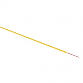 Провод ПГВА REXANT 1х0.50 мм², желтый, бухта 100 м