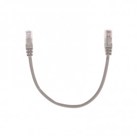 Патч-корд U/UTP, CAT 5e, RJ45-RJ45, 26AWG, LSZH, серый, 0,3м REXANT