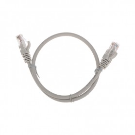 Патч-корд U/UTP, CAT 6, RJ45-RJ45, 26AWG, LSZH, серый, 0,5м REXANT