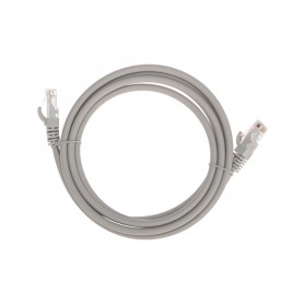 Патч-корд U/UTP, CAT 6, RJ45-RJ45, 26AWG, LSZH, серый, 2м REXANT