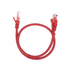 Патч-корд U/UTP, CAT 6, RJ45-RJ45, 26AWG, LSZH, красный, 0,5м REXANT