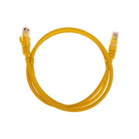 Патч-корд U/UTP, CAT 6, RJ45-RJ45, 26AWG, LSZH, желтый, 1м REXANT