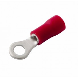 Наконечник кольцевой изолированный (НКИ ø 3.7 мм) 0.5-1.5 мм² (НКи 1.5-3.5) красный REXANT