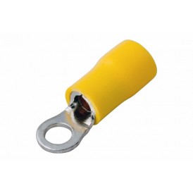 Наконечник кольцевой изолированный ø 5.3 мм 4-6 мм² (НКи 6.0-5/НКи5,5-5) желтый REXANT