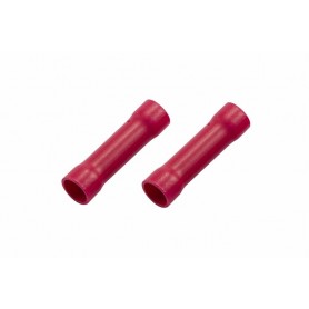 Соединительная гильза изолированная L-32 мм 6-10 мм² (ГСИ 10/ГСИ 6,0-10,0) красная REXANT