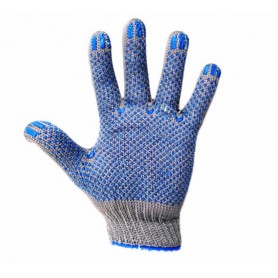 Перчатки х/б с покрытием ПВХ («Актив») 3 нити,  32-34 г