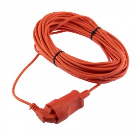 Шнур-удлинитель 20 метров оранжевый ПВС 2х0.75 мм² (6 А/1300 Вт) PROconnect