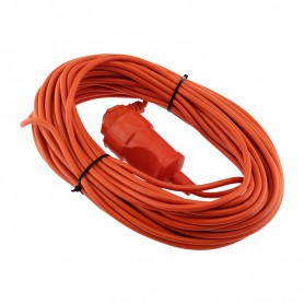 Шнур-удлинитель 20 метров оранжевый ПВС 3х0.75 мм² (6 А/1300 Вт/IP44) PROconnect