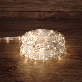 Дюралайт LED, фиксинг (2W), 24 LED/м, теплый белый, 25 м