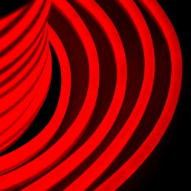 Гибкий Неон LED - красный, оболочка красная, бухта 50м Neon-night 131-022 