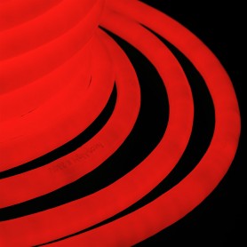 Гибкий Неон LED 360 (круглый) - красный, бухта 50м Neon-night 131-032