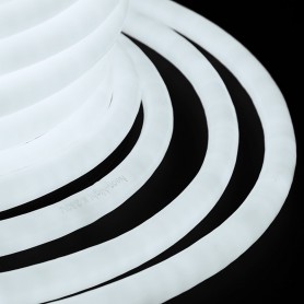 Гибкий Неон LED 360 (круглый) - белый, бухта 50м Neon-night 131-035