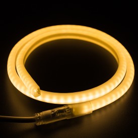 Гибкий Неон LED SMD 12х12 мм, форма - D, тёплый белый, 120 LED/м,  бухта 100м