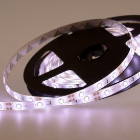 LED лента силикон, 8 мм, IP65, SMD 2835, 60 LED/m, 12 V, цвет свечения белый