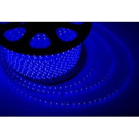 LED лента 220 В, 13х8 мм, IP67, SMD 5050, 60 LED/m, цвет свечения синий