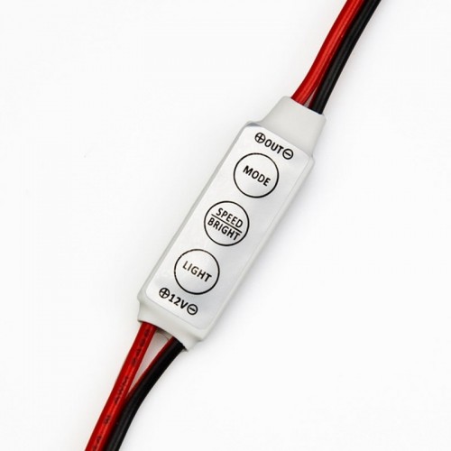 LED мини диммер радио  72/144 W, 3 кнопки,12 V/24 V