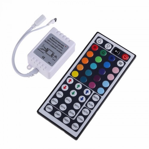 LED мини контроллер ИК(IR) 72 W/144 W, 44 кнопки, 12 V/24 V