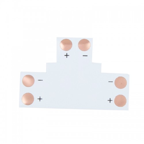 Плата соединительная (T) для одноцветных светодиодных лент шириной 10 мм LAMPER
