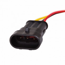 DJ7041-1.5-11 автомобильный разъем штекер с проводом 20 см  (4-контактный)