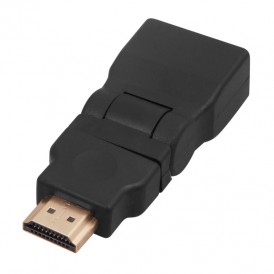 Переходник штекер HDMI - гнездо HDMI, поворотный  REXANT