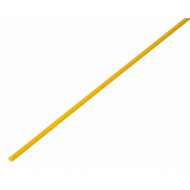 Термоусаживаемая трубка REXANT 1,0/0,5 мм, желтая, упаковка 50 шт. по 1 м