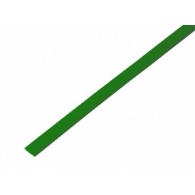 Термоусаживаемая трубка REXANT 5,0/2,5 мм, зеленая, упаковка 50 шт. по 1 м