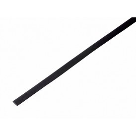 Термоусаживаемая трубка REXANT 5,0/2,5 мм, черная, упаковка 50 шт. по 1 м