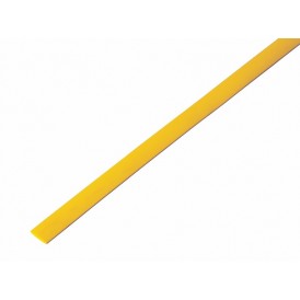 Термоусаживаемая трубка REXANT 6,0/3,0 мм, желтая, упаковка 50 шт. по 1 м