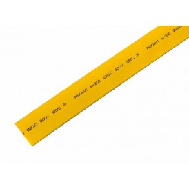 Термоусаживаемая трубка REXANT 20,0/10,0 мм, желтая, упаковка 10 шт. по 1 м