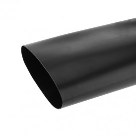 Термоусаживаемая трубка клеевая REXANT 130,0/22,0 мм, (6:1) черная, упаковка 1 м