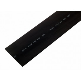 Термоусаживаемая трубка REXANT 40,0/20,0 мм, черная, упаковка 10 шт. по 1 м