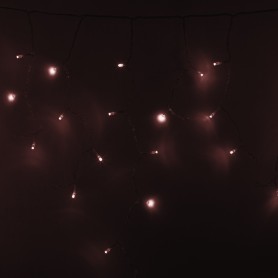 Гирлянда Айсикл (бахрома) светодиодный, 4,8 х 0,6 м, прозрачный провод, 230 В, цвет: Золото, 176 LED |255-147| NEON-NIGHT