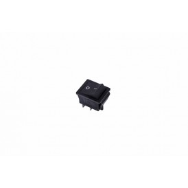 Выключатель клавишный 250V 15А (4с) (ON)-OFF черный  Б/Фикс  REXANT