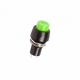 Выключатель-кнопка  250V 1А (2с) ON-OFF  зеленая  Micro  REXANT