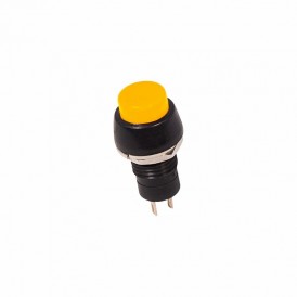 Выключатель-кнопка  250V 1А (2с) (ON)-OFF  Б/Фикс  желтая  Micro  REXANT