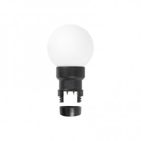 Лампа шар 6 LED для белт-лайта  цвет: Белый Ø45мм матовая колба