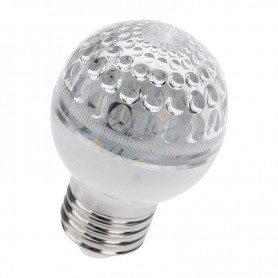 Лампа шар e27 10 LED  Ø50мм теплая белая 24В (постоянное напряжение)