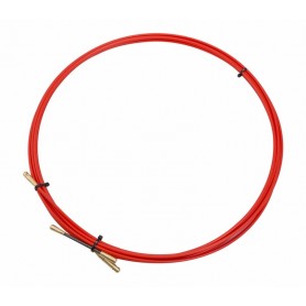Протяжка кабельная REXANT (мини УЗК в бухте),  стеклопруток,  d=3, 5 мм 5 м,  красная