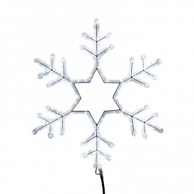 Фигура "Снежинка" цвет белый, размер 45*38 см  | 501-212-1| NEON-NIGHT