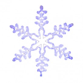 Фигура световая "Снежинка резная" цвет белый, размер 45*38 см  | 501-222 | NEON-NIGHT