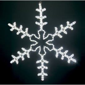 Фигура световая "Большая Снежинка" цвет белый, размер 95*95 см | 501-333 | NEON-NIGHT