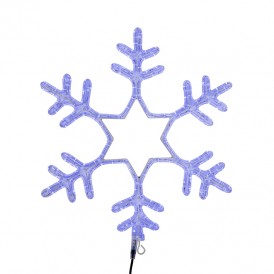 Фигура "Снежинка" LED Светодиодная, без контр. размер 55*55см, "СИНЯЯ" | 501-335| NEON-NIGHT