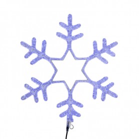 Фигура "Снежинка" LED Светодиодная, без контр. размер 55*55см, "СИНЯЯ" | 501-335| NEON-NIGHT